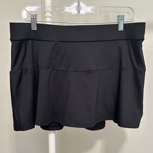 Victoria Sport Black Tennis Skirt size large